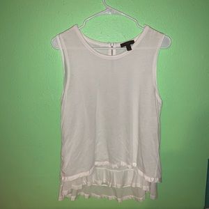 J. Crew Layered White Top